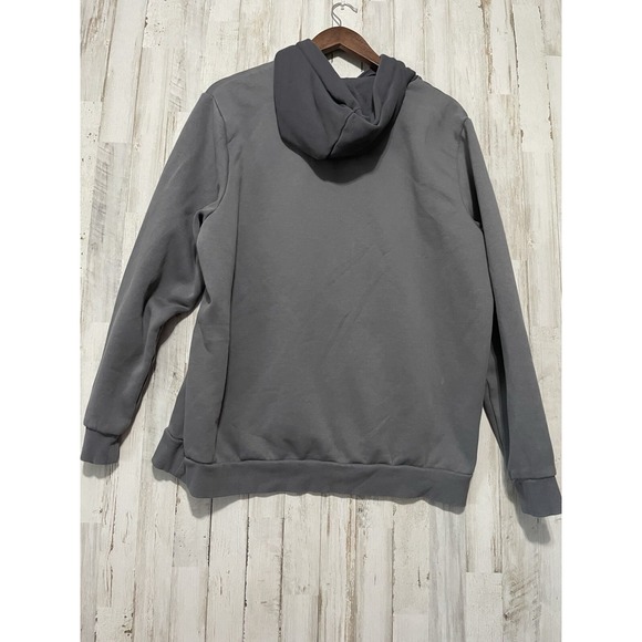 PUMA Mens Hoodie XLarge Jumper Cotton Pullover Fleece‎ Sweater Regular Fit Grey - Picture 2 of 7